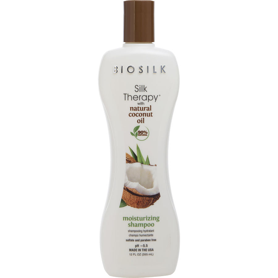 Biosilk Silk Therapy Organic Coconut Oil Shampoo 12 oz