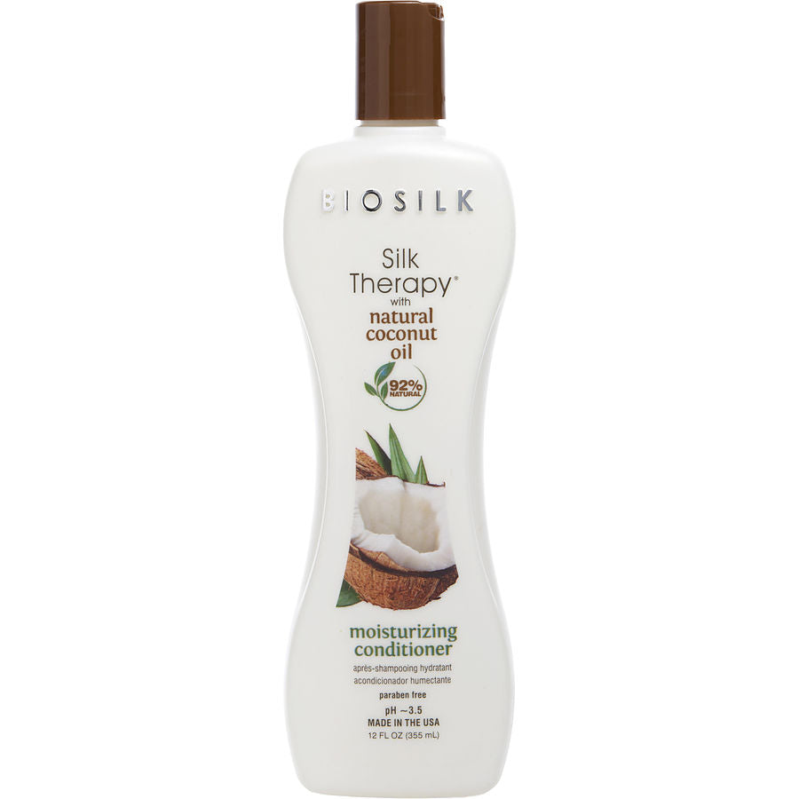 Biosilk Silk Therapy Organic Coconut Oil Conditioner 12 oz