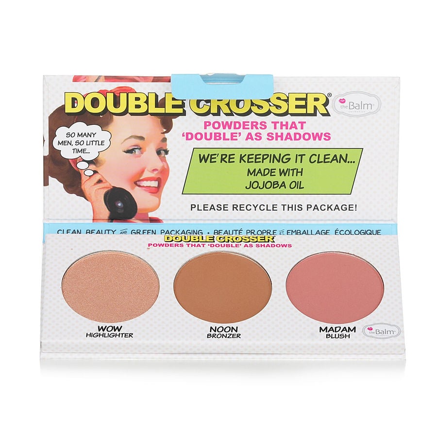 Thebalm Double Crosser (Highlighter, Bronzer & Blush)
