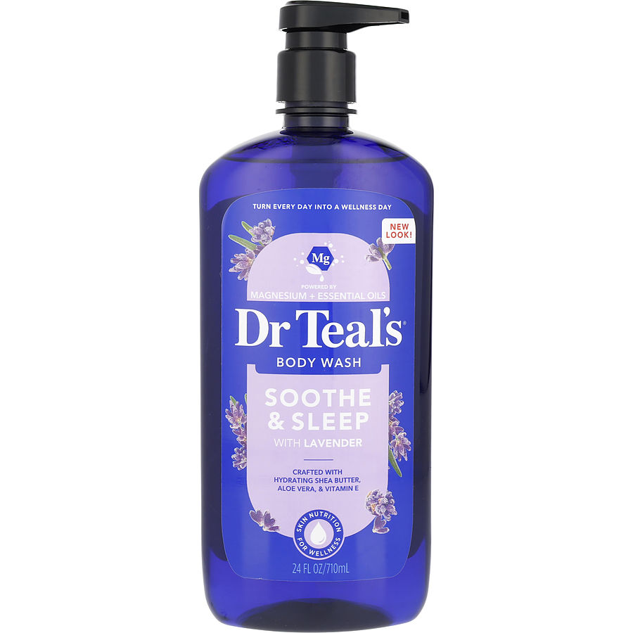 Dr. Teal's Body Wash With Pure Epsom Salt - Soothe & Sleep Lavender 710ml/24oz
