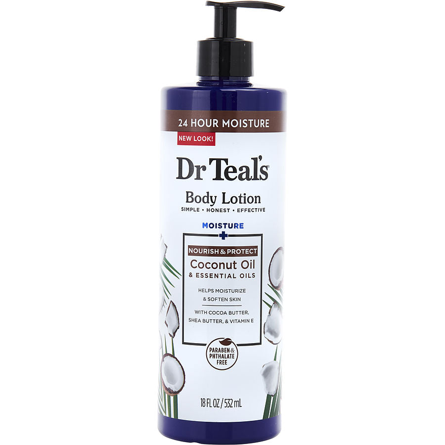 Dr. Teal's Body Lotion - Moisture+ Nourishing Coconut Oil 532ml/18oz