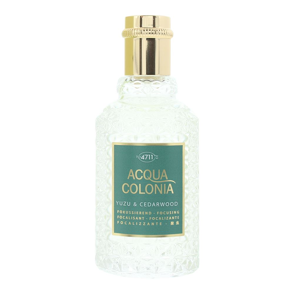 4711 Acqua Colonia Yuzu & Cedarwood – Eau de Cologne Unisex, 50 ml