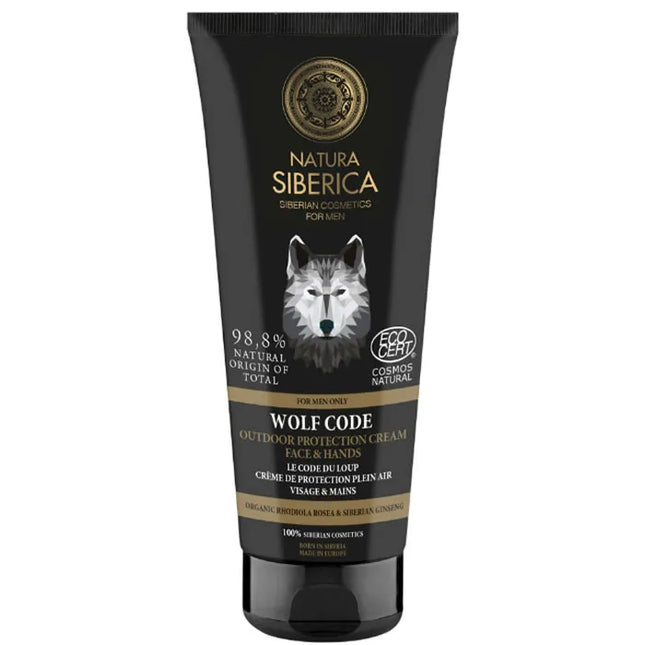 Natura Siberica Wolf Code Outdoor Protection – Cream Face And Hands for Men, 80 ml