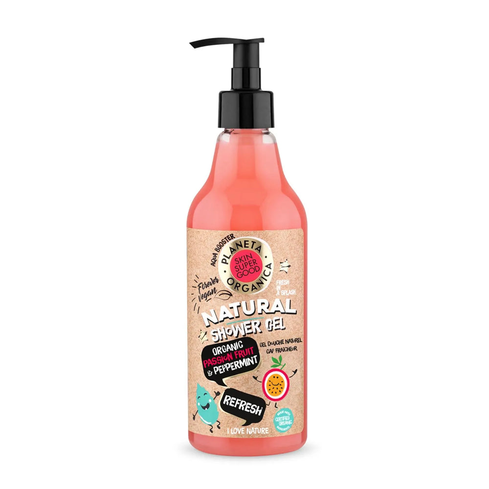 Natura Siberica Skin Super Good Natural – Gel De Baño Refresh Refresh Unisex, 500 ml