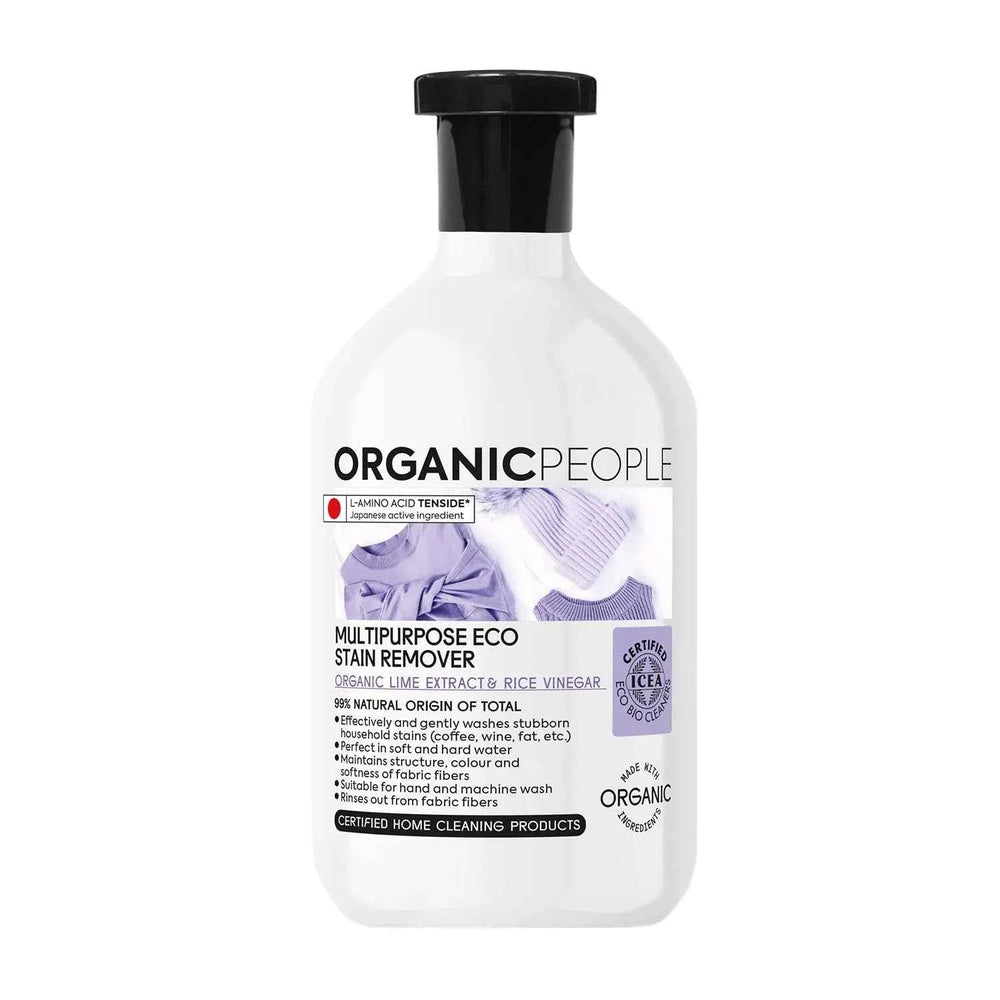 Organic People Lime Extract y Rice Vinegar Multi-Purpose Eco Stain Remover, 200 ml