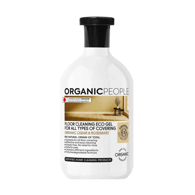 Organic People For All Types Of Covering Organic Cedar Floor Cleansing Eco – Gel Unisex, 200 ml