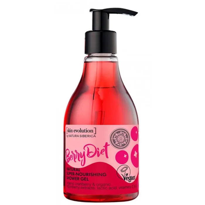Natura Siberica Berry Diet Natural Super Nourishing Shower – Gel Unisex, 260 ml