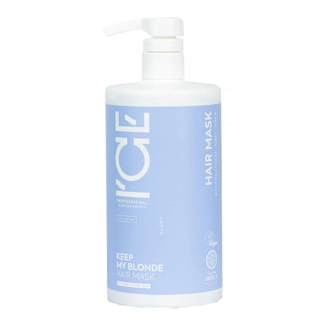 Natura Siberica Ice Keep My Blonde Mascarilla Capilar Unisex, 750 ml