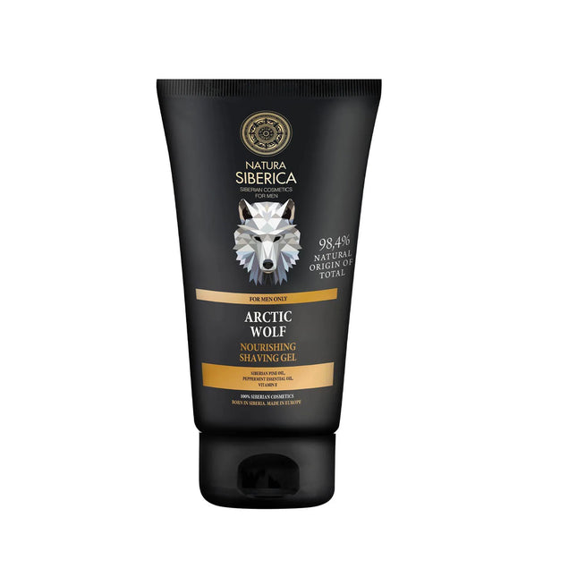 Natura Siberica Lobo Artico – Gel Nutritivo De Afeitado for Men, 150 ml