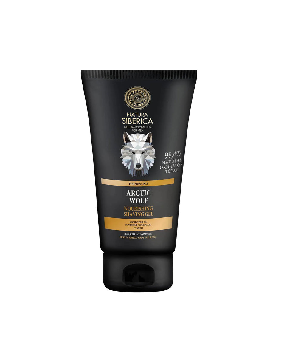 Natura Siberica Lobo Artico – Gel Nutritivo De Afeitado for Men, 150 ml