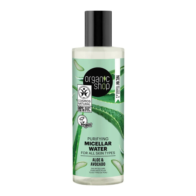 Organic SHOP Aloe Agua Micelar Purificante Todo Tipo De Pieles Unisex, 150 ml