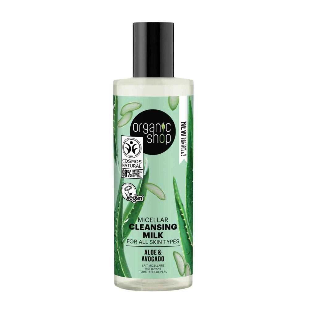 Organic SHOP Aloe Leche Limpiadora Micelar Unisex, 150 ml