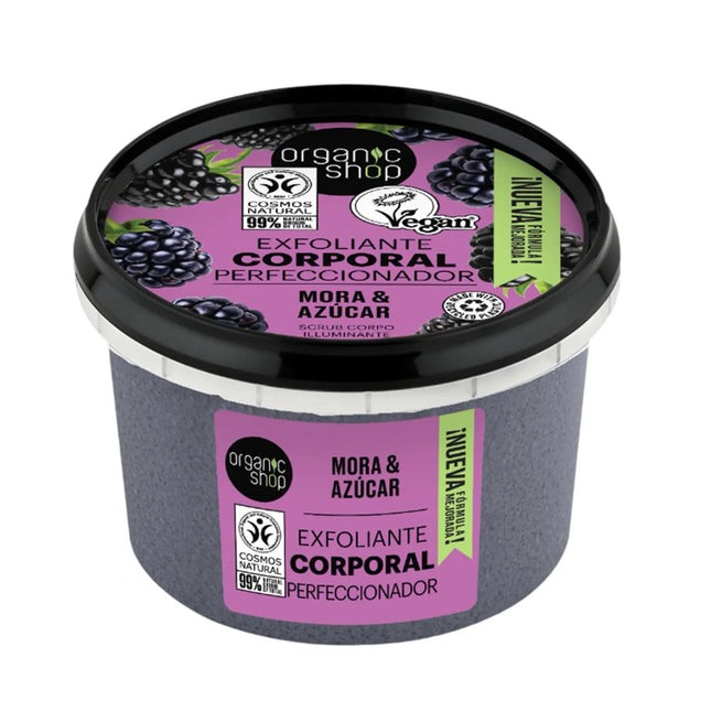 Organic SHOP Mora Exfoliante Corporal Perfeccionador Unisex, 250 ml