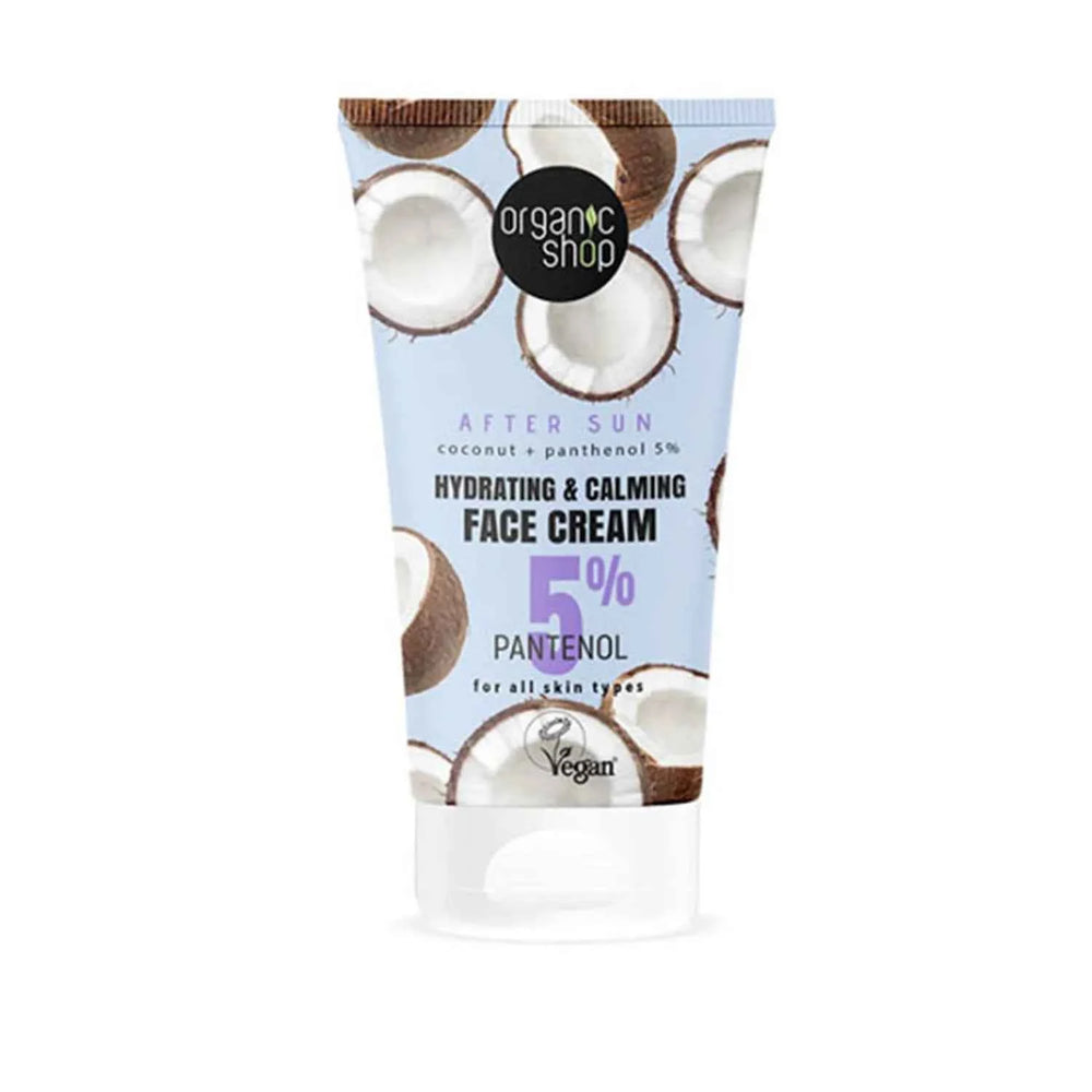 Organic SHOP Coconut Crema Facial 5 Pantenol Unisex, 50 ml