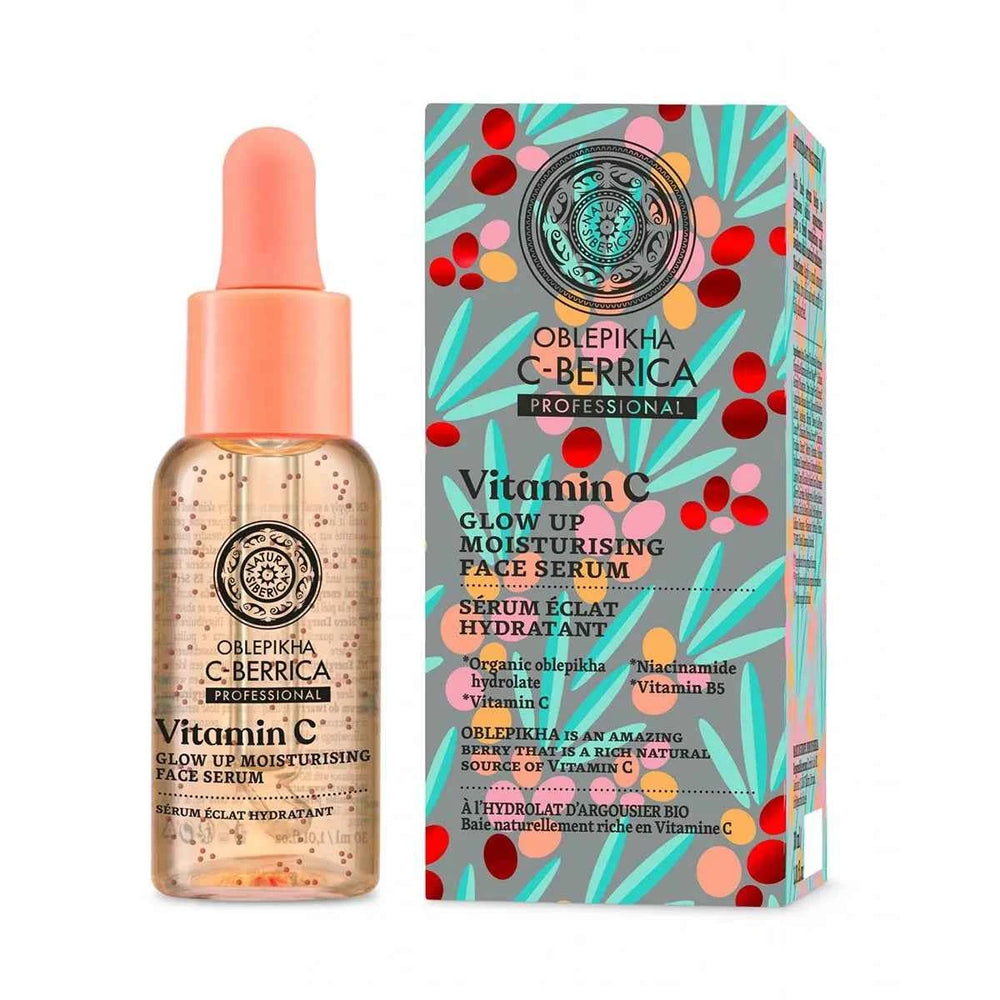 Natura Siberica Oblepikha C-Berrica – Serum Facial Vitamin-C Unisex, 30 ml