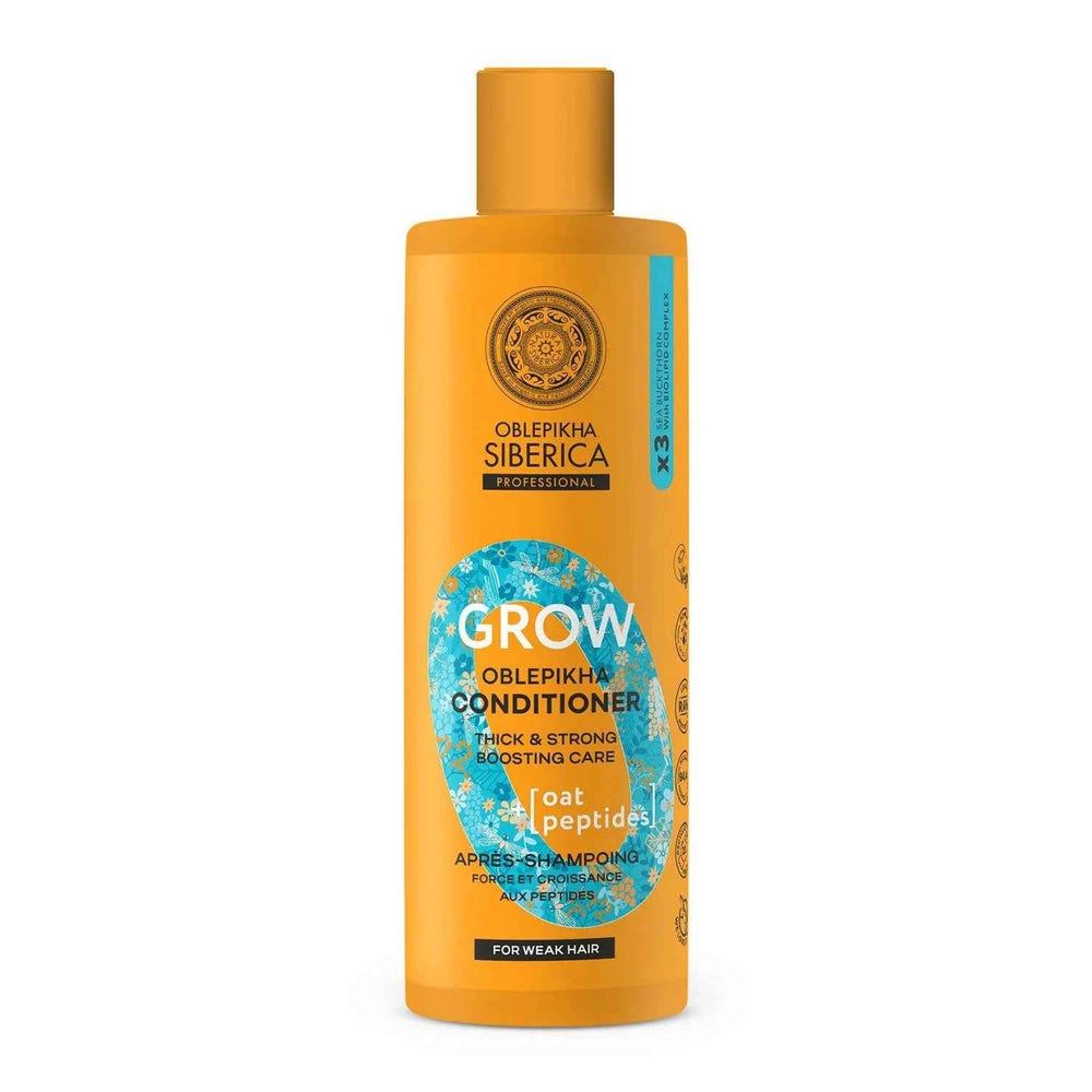 Natura Siberica Oblepikha Grow Peptides Acondicionador Cabello Debil Unisex, 400 ml