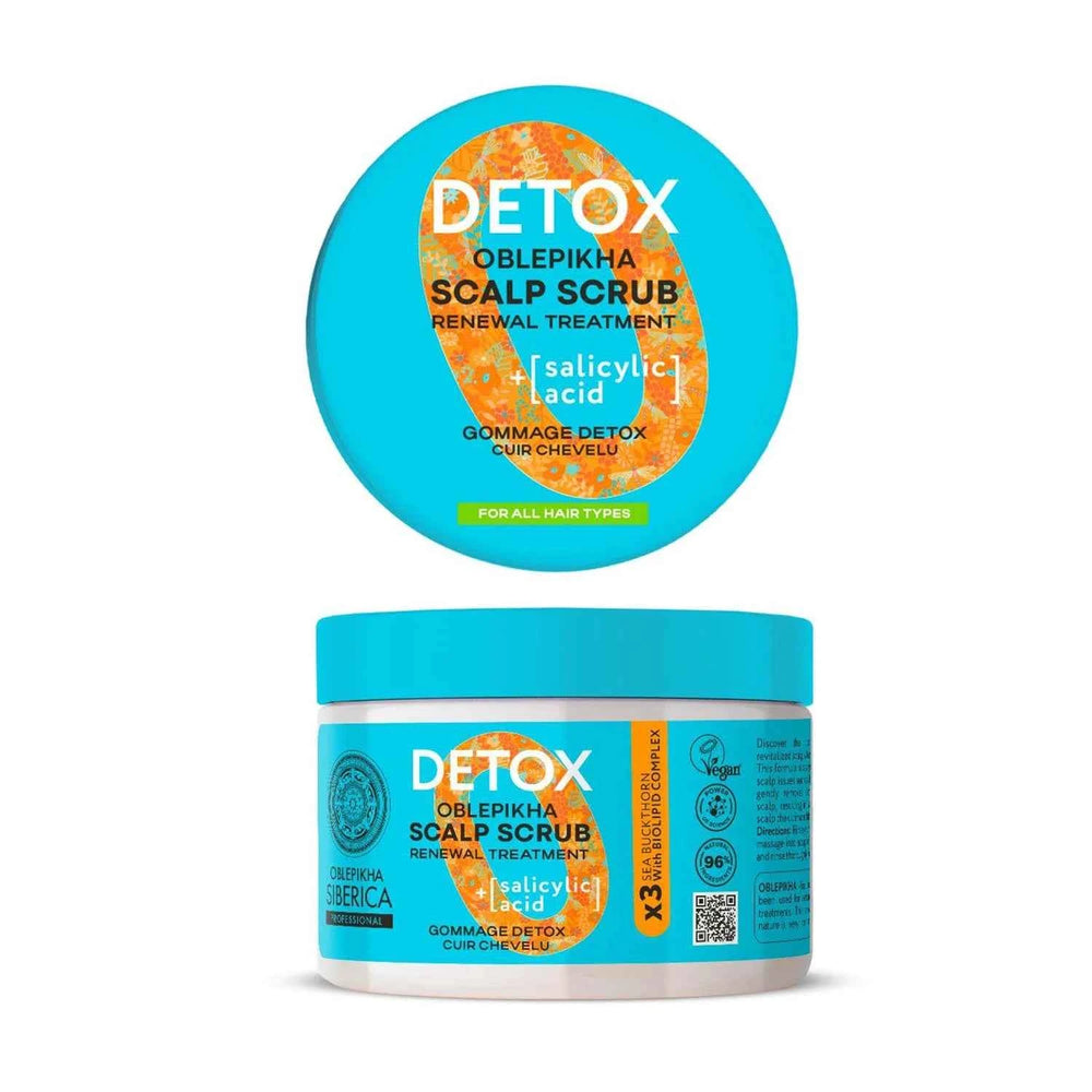 Natura Siberica Oblepikha Detox Exfoliante Acido Salicilico Unisex, 300 ml