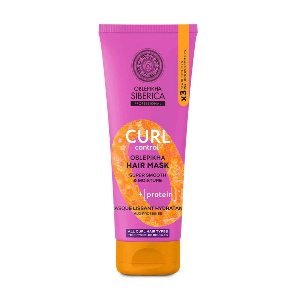 Natura Siberica Oblepikha Curl Protein Mascarilla Capilar Unisex, 200 ml
