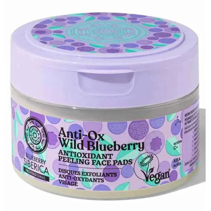 Natura Siberica Antioxidant Peeling Face Pads Unisex, 20 Units