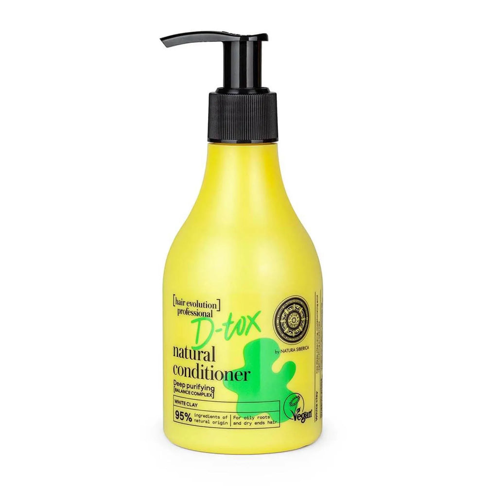 Natura Siberica D-Tox White Clay Acondicionador Purificante Unisex, 150 ml