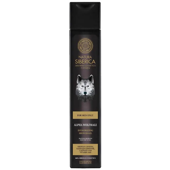 Natura Siberica Alpha Wolfmale Invigorating Shower – Gel for Men, 250 ml