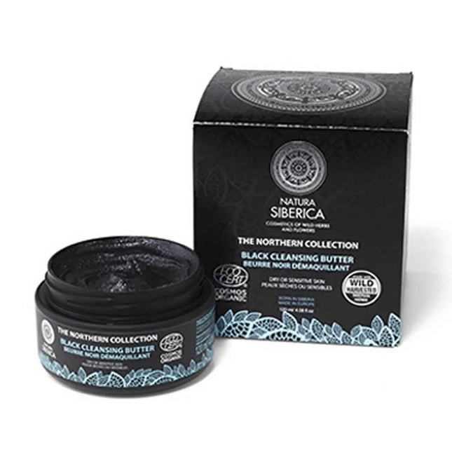 Natura Siberica The Northern Collection Manteca Limpiadora Black Unisex, 120 ml