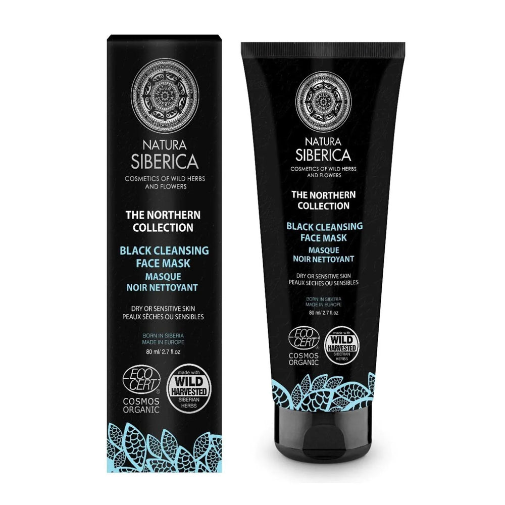 Natura Siberica The Northern Collection Mascarilla Facial Limpiadora Black Unisex, 60 ml