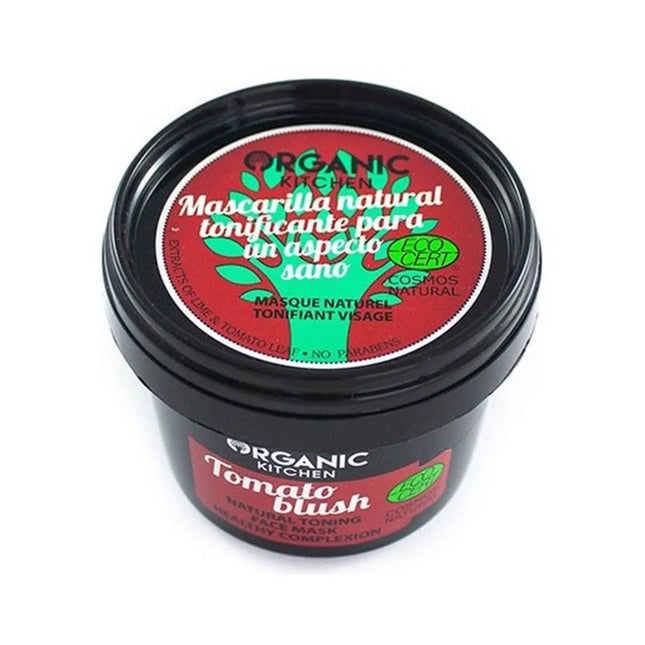 Organic SHOP Organic Kitchen Tomato Blush Mascarilla Tonificante Natural Unisex, 100 ml