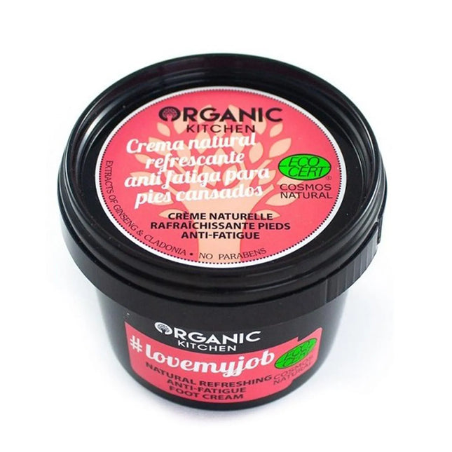 Organic SHOP Organic Kitchen Lovemyjob Crema De Pies Anti-Fatiga Natural Unisex, 200 ml