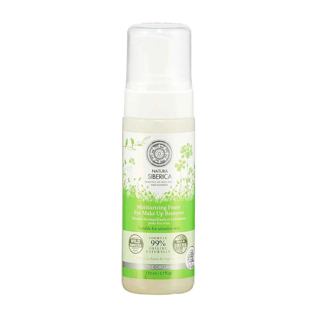 Natura Siberica Moisturizing Espuma Desmaquillante Piel Sensible Unisex, 170 ml