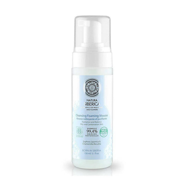 Natura Siberica Hidratacion y Equilibrio Mouse Limpiador Piel Grasa Unisex, 170 ml