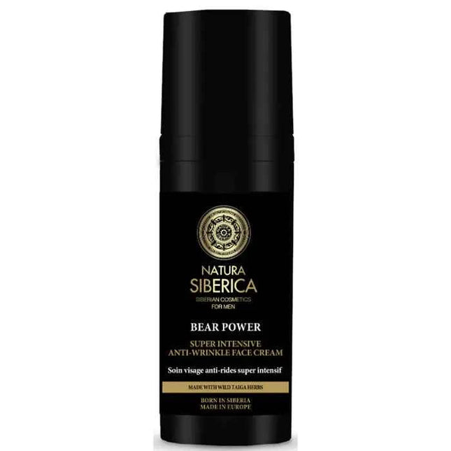 Natura Siberica Bear Power Super Intensive Anti Wrinkle Face – Cream for Men, 50 ml