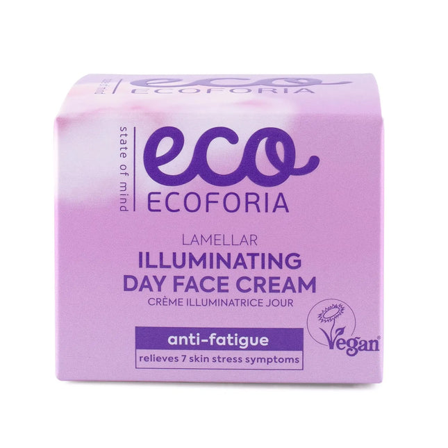Ecoforia Lamellar Crema De Dia Facial Iluminadora Unisex, 50 ml