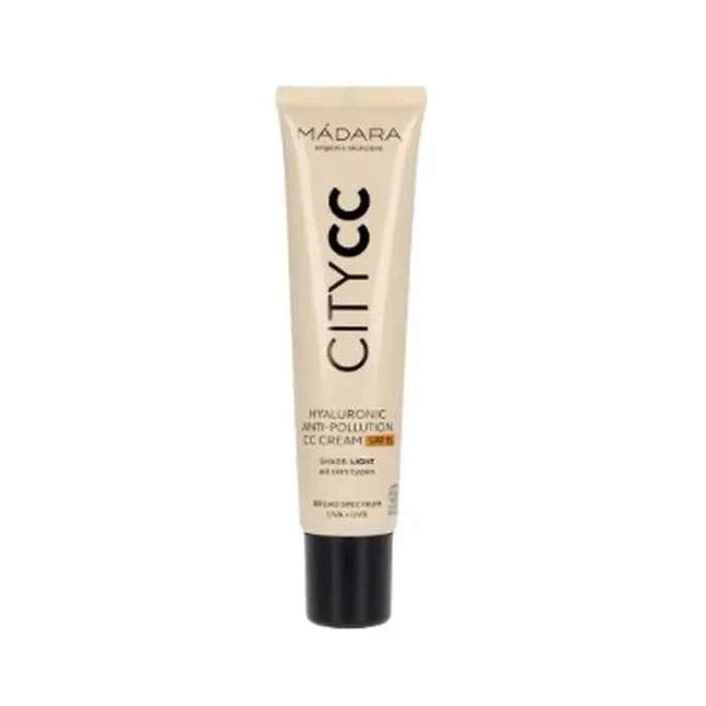 Mádara CityCC Hyaluronic Anti-Pollution CC – Cream Spf15 Light Unisex, 40 ml
