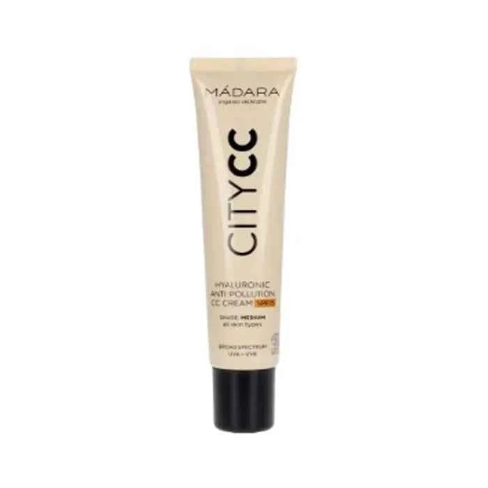 Mádara CityCC Hyaluronic Anti-Pollution CC – Cream Spf15 Medium Unisex, 40 ml