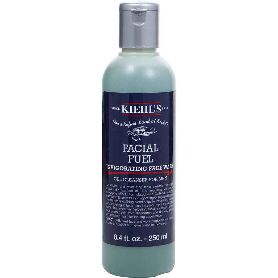 Kiehl's Facial Fuel Invigorating Face Wash Gel Cleanser 250ml/8.4oz