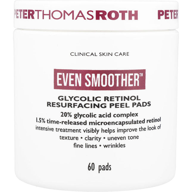 Peter Thomas Roth Even Smoother Glycolic Retinol Resurfacing Peel Pads 60ct