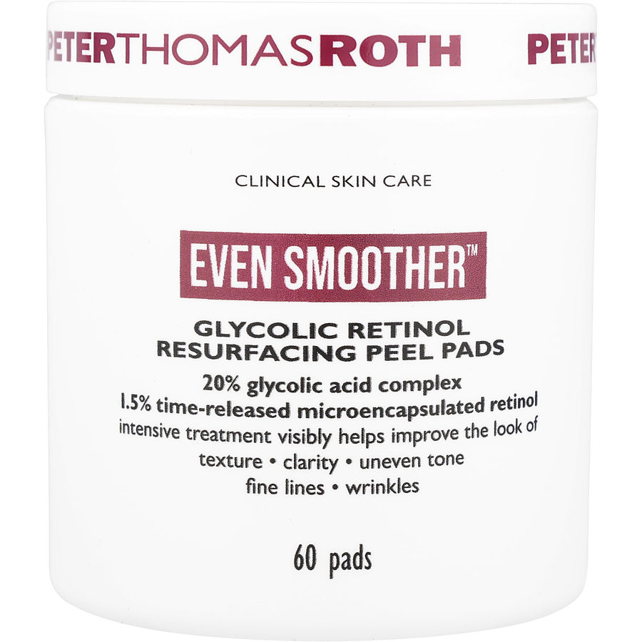 Peter Thomas Roth Even Smoother Glycolic Retinol Resurfacing Peel Pads 60ct