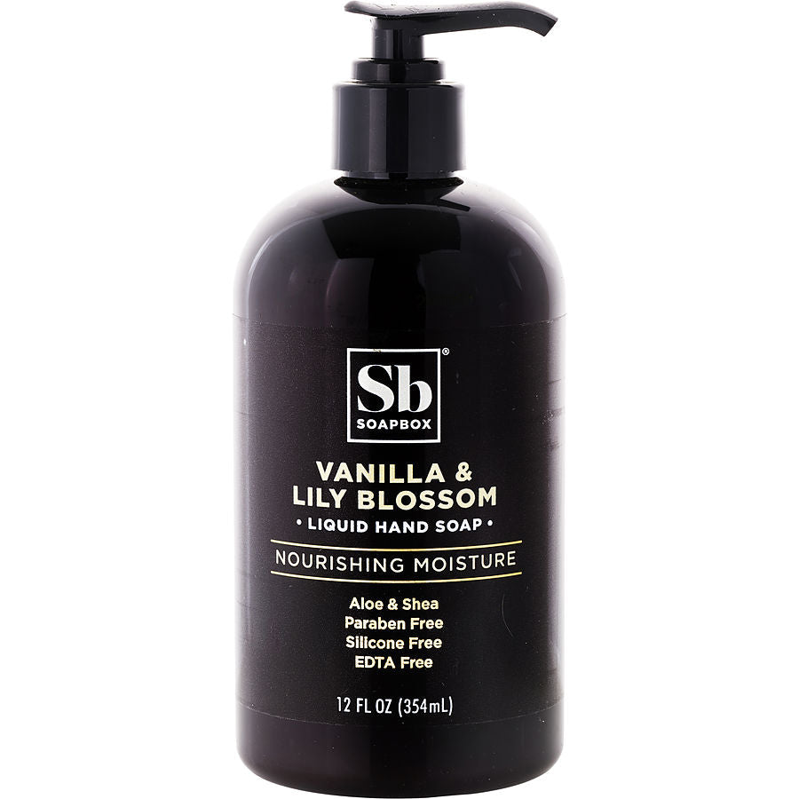 Vanilla & Lily Blossom Liquid Hand Soap --354ml/12oz Soapbox