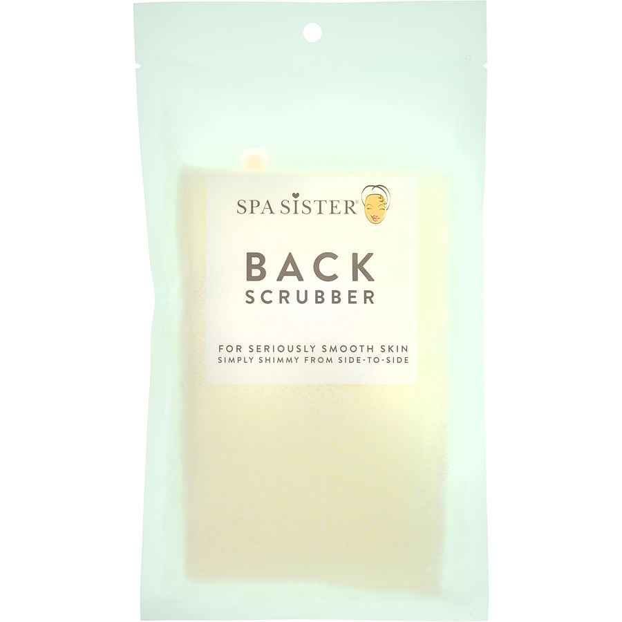 Spa Accessories Spa Sister Seriously Smooth Back Scrubber - Beige