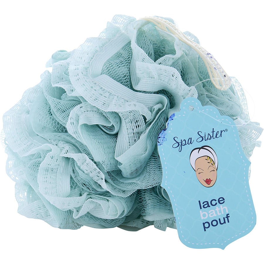 Spa Accessories Vintage Lace Bath Pouf - Marine