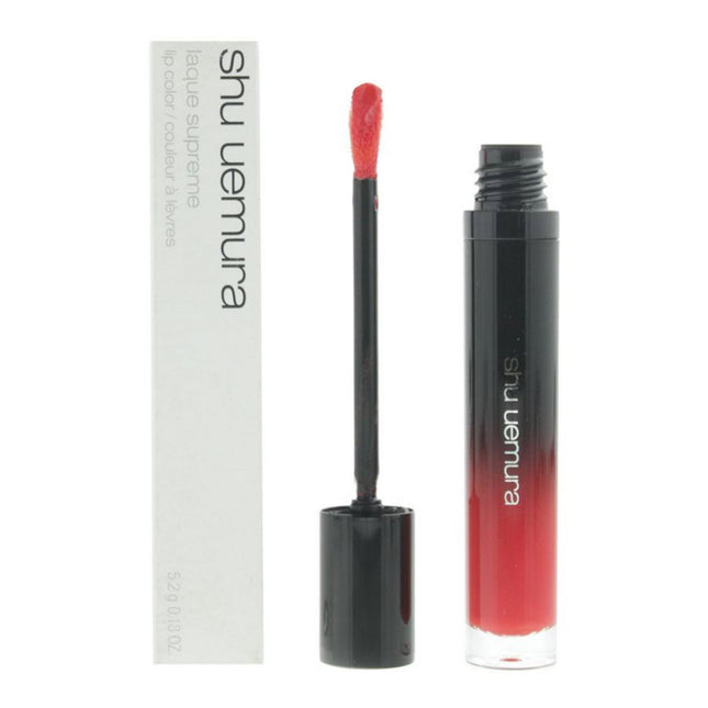 Shu Uemura Laque Supreme Lacquer-like – Lip Gloss for Women, OR01, Ruby Orange, 5.2 g