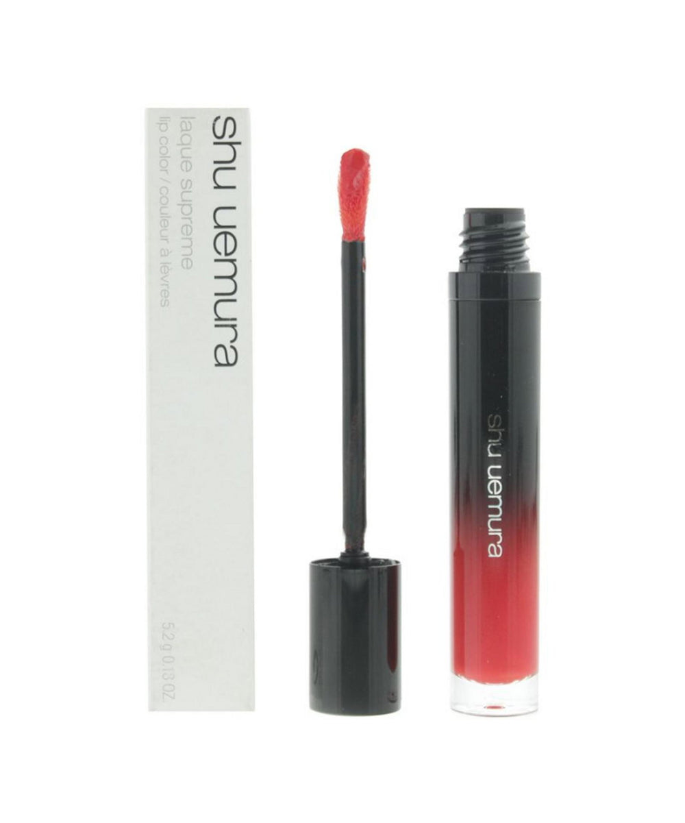 Shu Uemura Laque Supreme Lacquer-like – Lip Gloss for Women, OR01, Ruby Orange, 5.2 g