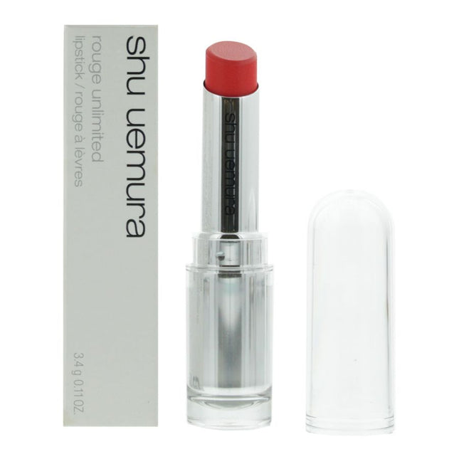 Shu Uemura Rouge Unlimited – Lipstick for Women, Cream Lipstick, 575, OR 575, 3.4 g