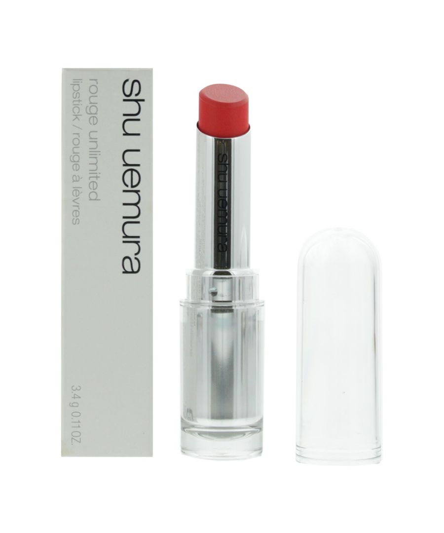 Shu Uemura Rouge Unlimited – Lipstick for Women, Cream Lipstick, 575, OR 575, 3.4 g