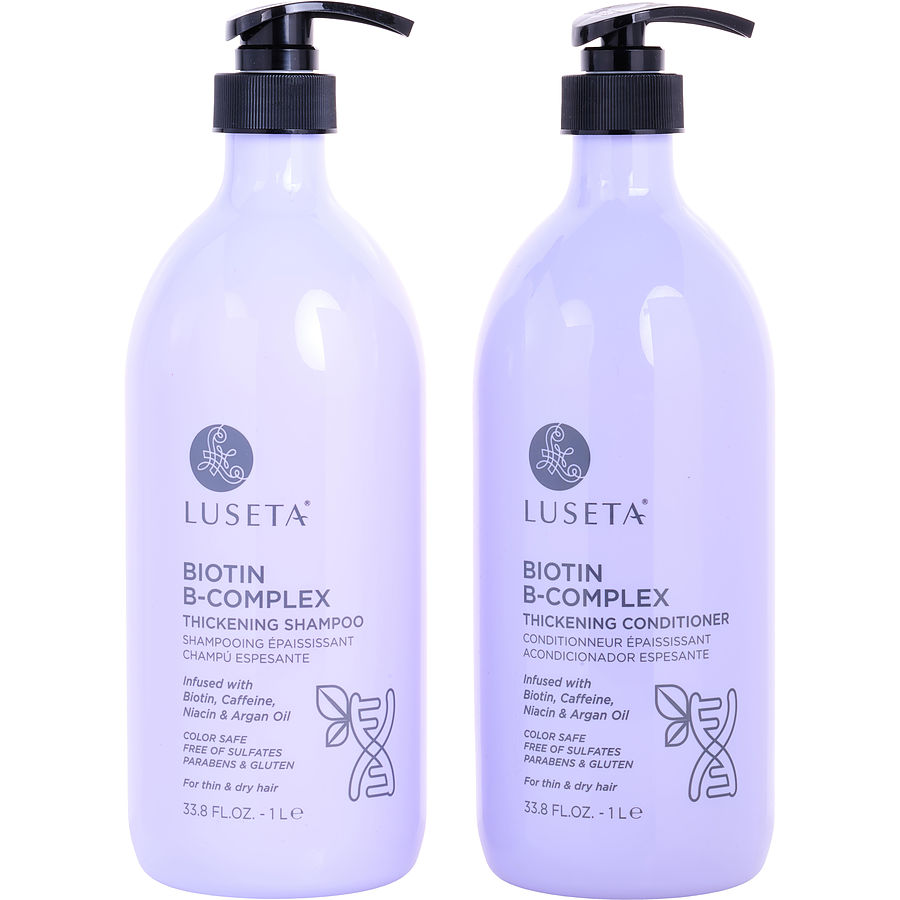Luseta Biotin B-Complex Thickening Shampoo And Conditioner Set 1000 ml
