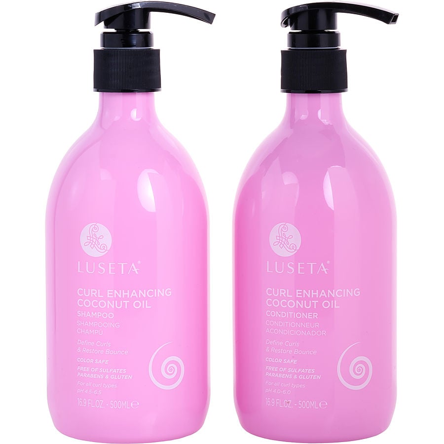 Luseta Curl Enhancing Coconut Oil Shampoo And Conditioner Set 500 ml