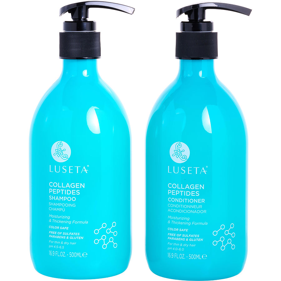 Luseta Collagen Peptides Shampoo And Conditioner Set 500 ml