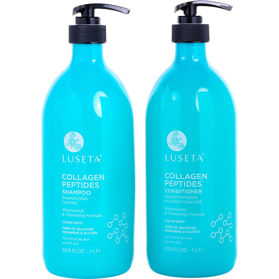 Luseta Collagen Peptides Shampoo And Conditioner Set 1000 ml