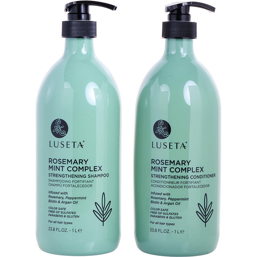 Luseta Rosemary Mint Complex Shampoo And Conditioner Set 1000 ml